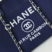Chanel Deauville Coco Mark Tote Bag Canvas #A49193