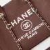 Chanel Deauville Coco Mark Tote Bag Canvas #A49193