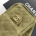 Chanel Hobo Shoulder Bag  Hippie Style Vintage Gold Coin Button Drawstring Bucket Bag #A59440