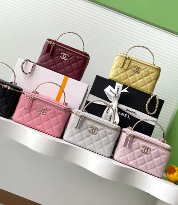 Chanel Quilted Vanity Bags In Assorted Colors Showcasing Iconic Design And Luxury Appeal #A50409