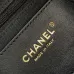 Chanel Large Capacity Black Gold Chain Shoulder Bag #A49225