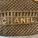 Chanel Mini 22 Bag Metallic Gold Macrame Calfskin Gold Hardware #A49198