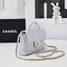 Chanel Quilted Black Leather Handbag With Gold CC Logo And Top Handle #A50222