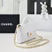 Chanel Quilted Black Leather Handbag With Gold CC Logo And Top Handle #A50222