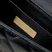 Chanel Quilted Black Leather Handbag With Gold CC Logo And Top Handle #A50222