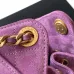 Chanel Mini Suede Bucket Bag  Retro Coin Button  Drawstring  Quilted  Classic Chain #A60143