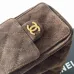 Chanel Mini Suede Bucket Bag  Retro Coin Button  Drawstring  Quilted  Classic Chain #A60143