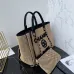Chanel Perforated and Woven Tote Bags With Matching Pouches in Varied Styles size:34cm #A54036