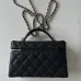 Chanel Quilted Vanity Bags With Chain Straps Showcasing Timeless Design and Luxury Details#A50414
