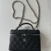 Chanel Quilted Vanity Bags With Chain Straps Showcasing Timeless Design and Luxury Details#A50414