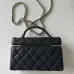 Chanel Quilted Vanity Bags With Chain Straps Showcasing Timeless Design and Luxury Details#A50414
