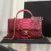 Chanel Python Skin Small Crossbody Leather Bag #A49181