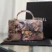 Chanel Python Skin Small Crossbody Leather Bag #A49181