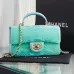 Chanel Python Skin Small Crossbody Leather Bag #A49181