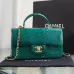 Chanel Python Skin Small Crossbody Leather Bag #A49181