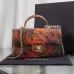 Chanel Python Skin Small Crossbody Leather Bag #A49181