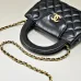 Chanel Quilted Kelly Top Handle Chain Bag 13x19x7cm #A63823