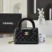 Chanel Quilted Kelly Top Handle Chain Bag 13x19x7cm #A63823