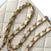 Chanel Quilted Mini Handbag With Top Handle And Gold Chain Strap size:11×20×8cm #A54382