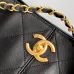 Classic Black Chanel Quilted Handbag With Gold Hardware and Chain Strapsize:36×24×12cm #A53503