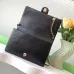 Chanel Small Flap Bag Black Shiny Grained Calfskin Brushe #A49178
