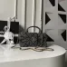 Chanel Women's Top Handle Bag - Gray Textured Fabric with Quilted Design, Gold-Tone CC Logo &amp; Chain Strap, Luxurious Handbag for Fashion-Forward Style #A56746