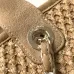 Chanel Woven Tote Textured Raffia Signature Logo &amp Chain Embracing Summer Elegance size38 #A54203