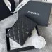 Chanel Quilted Caviar Leather Passport Holder In Blush Pink With Signature CC Turnlock #A50709