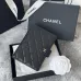 Chanel Quilted Caviar Leather Passport Holder In Blush Pink With Signature CC Turnlock #A50709