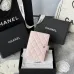 Chanel Quilted Caviar Leather Passport Holder In Blush Pink With Signature CC Turnlock #A50709