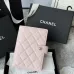 Chanel Quilted Caviar Leather Passport Holder In Blush Pink With Signature CC Turnlock #A50709