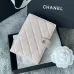Chanel Quilted Caviar Leather Passport Holder In Blush Pink With Signature CC Turnlock #A50709