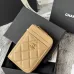 Chanel Classic Caviar Quilted Zip Card Holder Wallet  #A49136