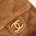 Chanel Quilted Suede Tote Bags With Iconic Chain Straps In Dual Tones #A50980