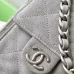 Chanel Quilted Suede Tote Bags With Iconic Chain Straps In Dual Tones #A50980
