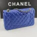 Chanel Classic Flap Bag In Light Blue Quilted Leather With Gold - Tone CC Hardware #A50708