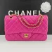 Chanel Classic Flap Bag In Light Blue Quilted Leather With Gold - Tone CC Hardware #A50708