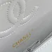 Chanel Classic Flap Bag In Light Blue Quilted Leather With Gold - Tone CC Hardware #A50708
