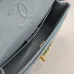 Chanel Classic Flap Bag In Light Blue Quilted Leather With Gold - Tone CC Hardware #A50708
