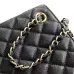 Chanel Black Quilted Caviar Leather Bag With Chain Strap For Timeless Luxury #A49782
