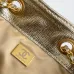 Chanel Gold Quilted Bucket Bags With Signature Hardware And Chain Details #A53501