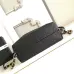 Elegant Black Quilted Leather Chanel Style Large Shoulder Tote Bag #A50939