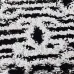 CHANEL Sequin Embroidered Medium Flap Black White #A49210