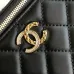 Luxury Quilted Leather Chanel Inspired Vanity Crossbody Handbags in Multiple Colors for Elegant Outfits #A50938