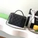 Luxury Quilted Leather Chanel Inspired Vanity Crossbody Handbags in Multiple Colors for Elegant Outfits #A50938