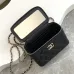 Luxury Quilted Leather Chanel Inspired Vanity Crossbody Handbags in Multiple Colors for Elegant Outfits #A50938