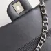 Chanel Classic Flap Bag In Sparkling Textured Leather With Signature Chain Strap #A50937