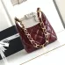Chanel 4922 Quilted Mini Hobo Bag in Crinkled Lambskin Size 22.5x19.5x8.5CM #A62916