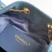 Chanel AS5293 Denim Quilted Hobo Bag with Chain Strap Size 30-26-14 #A62898