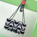 Chanel Black And White Sequin Graffiti Logo Medium Classic #A49169